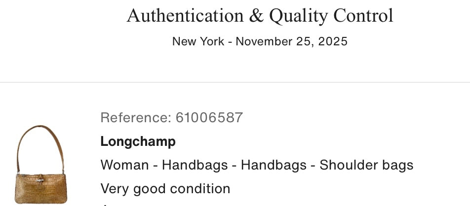 Longchamp | Roseau Croc-Embossed Leather Shoulder Bag - Vintage Y2K