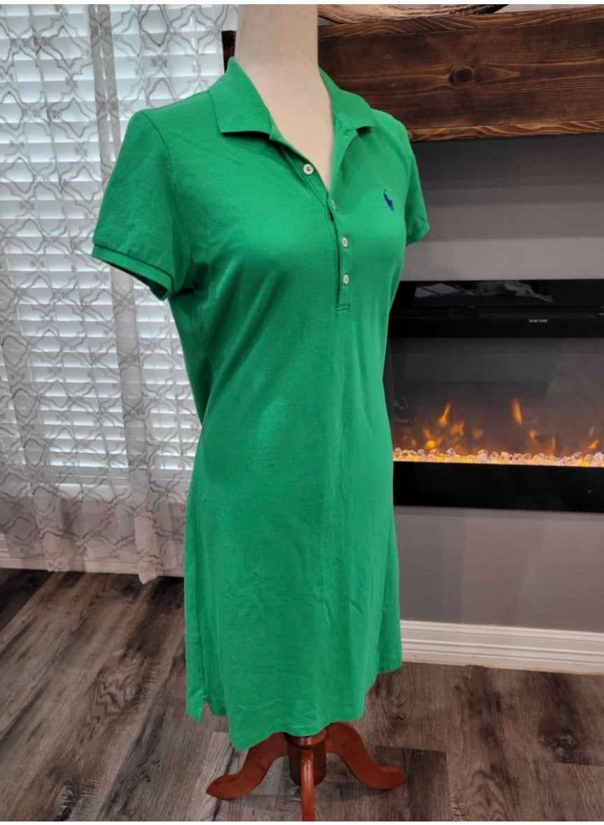 Ralph Lauren Sport | Green Polo Dress - Size Medium (Resale)