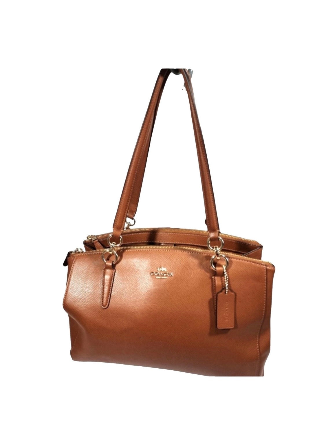 Coach | Christie Crossgrain Leather Satchel  (Resale)
