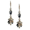 Givenchy | Silver-Tone Crystal Earrings (Vintage)